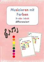 Vorschau - Stundenentwürfe - Musik mit Farben "Bruder Jakob" (Boomwhackers) - Deckblatt