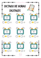 Vista previa - Hojas de trabajo - Fichas para trabajar las horas - página 2