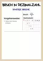 Vorschau - Arbeitsblätter - Umwandeln von Dezimalzahlen und Brüchen - Seite 3
