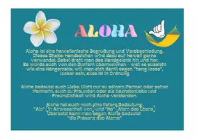 Vorschau - Bildkarten - Aloha - Klassenregeln und Streit-Kultur - Seite 1