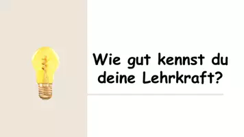 Vorschau - Präsentationen/Tafelbilder - Dies oder das? - Wie gut kennst du deine Lehrkraft - Seite 2