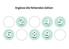 Vorschau - Fördermaterial/Inklusion - Zahlenraum 10 - Zahlen ergänzen - Seite 2