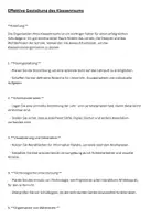Vorschau - Merkblätter - Wie sollte man das Klassenzimmer gestalten? Schuljahresbeginn - Deckblatt