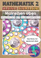 Vorschau - Spiele - Einmaleins üben Raumschiffe zur Multiplikation - Deckblatt