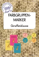 Vorschau - Anderer Materialtyp - Farbgruppen-Marker Giraffenklasse - Deckblatt