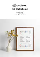 Vorschau - Poster - Poster "Affirmationen für Erwachsene" - Deckblatt