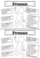 Vorschau - Arbeitsblätter - Darstellen und Gestalten - Freeze - Infoblatt - Deckblatt