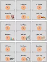 Vorschau - Spiele - Ich habe wer hat? - Alphabet-Edition mit Anlautbildern - Seite 2