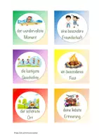 Vorschau - Spiele - Würfel Quadratisch zum Thema Sommerferien - Seite 1
