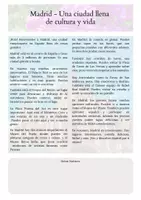 Vorschau - Arbeitsblätter - Spanien - La ciudad de Madrid - LEICHTES Sprachniveau - Seite 2