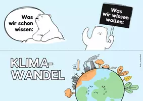 Vorschau - Aufgabenkarten - Klimawandel & Wetter (ab Klasse 3) - Seite 1