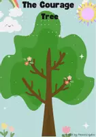 Προεπισκόπηση - Φύλλα εργασίας - Courage Tree -emotional intelligence - Εξώφυλλο