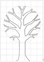 Vorschau - Mal- und Bastelvorlagen - Kunst im Herbst: Abstrakter Herbstbaum (Kalt-Warm-Kontrast) - Seite 3