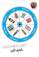 Vista previa - Tarjetas / Manipulativos - Vocabulary wheel: School supplies - página 2