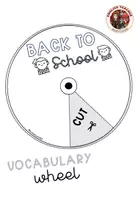 Vista previa - Tarjetas / Manipulativos - Vocabulary wheel: School supplies - página 3