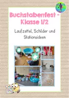 Vorschau - Arbeitsblätter - Buchstabenfest - Klasse 1/2 - Deckblatt