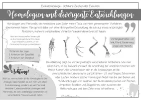 Vorschau - Poster - Evolutionsbelege - Beweise für die Evolution - Seite 1