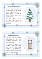 Vorschau - Stationenlernen - Abschreibkartei Winter + Schreibblätter (Version 2 - Groß- und Kleinschreibung) - Seite 3