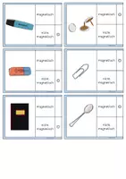 Vorschau - Aufgabenkarten - Magnetismus-magnetisch oder nicht magnetisch? Klammerkarten - Seite 3