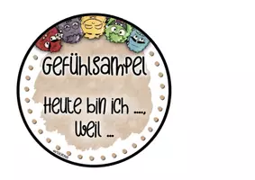 Vorschau - Bildkarten - Knuffige Gefühlsampel zur Bestimmung der Gefühlslage - Seite 2