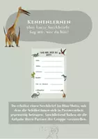 Vorschau - Arbeitsblätter - Steckbrief zum gegenseitigen Kennenlernen (Partnerarbeit) - Deckblatt