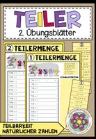 Vorschau - Arbeitsblätter - TEILER - 2 Übungsblätter - Deckblatt