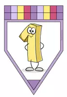 Vorschau - Mal- und Bastelvorlagen - PRIMZAHLEN - 2 Wimpel Ketten - Seite 2
