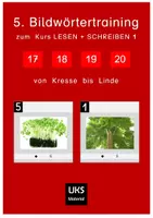 Vorschau - Arbeitsblätter - 5. Bildwörtertraining LESEN + SCHREIBEN Kursteil 1 - Deckblatt