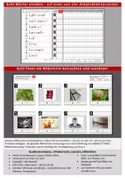 Vorschau - Arbeitsblätter - 5. Bildwörtertraining LESEN + SCHREIBEN Kursteil 1 - Seite 1