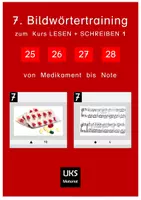 Vorschau - Arbeitsblätter - 7. Bildwörtertraining LESEN + SCHREIBEN Kursteil 1 - Deckblatt