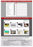Vorschau - Arbeitsblätter - 10. Bildwörtertraining LESEN + SCHREIBEN Kursteil 1 - Seite 1