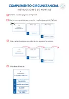 Vista previa - Refuerzo / NEE / Materiales de apoyo - Flipbook complementos del verbo - página 3