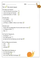 Vorschau - Arbeitsblätter - Die Schnecke (Quiz) - Seite 3