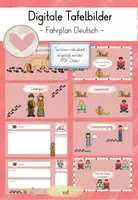 Vorschau - Präsentationen/Tafelbilder - Digitale Tafelbilder: Transparenz Deutsch - Lesen (rot) - Deckblatt