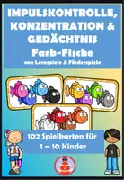 Vorschau - Spiele - Impulskontrolle, Konzentration & Gedächtnis Spiel Fische - Deckblatt