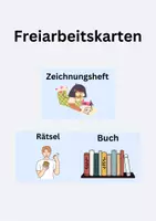 Vorschau - Poster - Freiarbeit Karten - Deckblatt