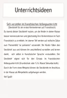 Vorschau - Arbeitsblätter - Wimpelkette - Steckbrief - sich vorstellen - französisch - Seite 2