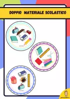 anteprima - Esercizi - Raccolta di materiali: Pack School Supplies - Pagina 1