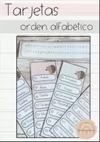 Vista previa - Refuerzo / NEE / Materiales de apoyo - Tarjetas orden alfabético manipulativo - Portada