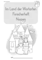 Vorschau - Unterrichtsreihen - Nomen Forscherheft Übungsheft Wochenplan Klasse 2 Montessori Wortarten Lernzielkontrolle - Seite 1