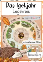 Vorschau - Präsentationen/Tafelbilder - Legekreis - Das Igeljahr - Deckblatt