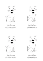 Vorschau - Mal- und Bastelvorlagen - Löwenklasse Geburtstag Karte Warme Dusche Glückwünsche - Seite 3