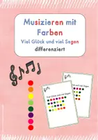 Vorschau - Arbeitsblätter - Musik mit Farben „Viel Glück und viel Segen“ (Boomwhackers) - Deckblatt