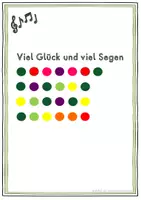 Vorschau - Arbeitsblätter - Musik mit Farben „Viel Glück und viel Segen“ (Boomwhackers) - Seite 3
