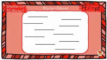 Vorschau - Präsentationen/Tafelbilder - Buchstabeneinführung Laut Pf - digitale Tafelbilder Deutsch 1 - Seite 3