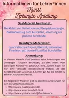 Vorschau - Stundenentwürfe - Kunst_Zentangle_Anleitung - Seite 1