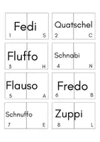 Vorschau - Spiele - Lesespiel Eulen Silben lesen - Seite 2