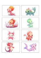 Vorschau - Spiele - Lesespiel Axolotl Silben lesen - Seite 3