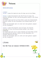 Vorschau - Arbeitsblätter - Frühblüher - Lesespur und interaktives Drehrad - Seite 2