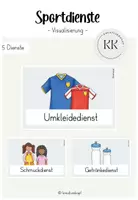 Vorschau - Poster - Sportdienste - Aufgaben/Dienste für den Sportunterricht - Deckblatt